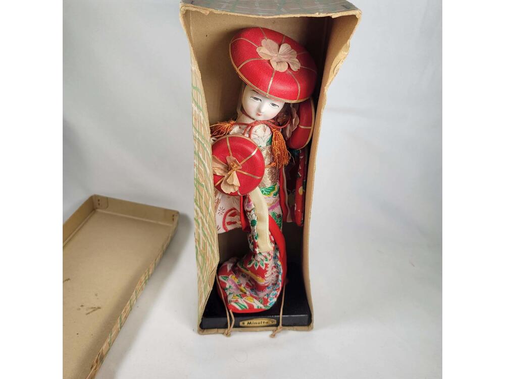 Vintage Minolta Japanese Doll in Original Box NRFB